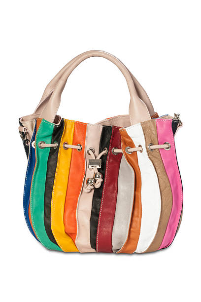 istock Women's handbag on a white background 613879466