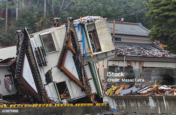 Damage Scenery Of The East Japan Great Earthquake Disaster Stock Photo - Download Image Now