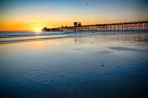 istock Southern California Pier at Sunset 613881244
