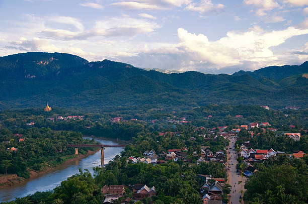 istock Viewpoint and landscape in Luang Prabang, Laos. 613882376