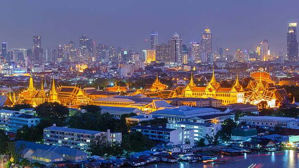 istock Grand Palace at twilight Bangkok, Thailand 613883770