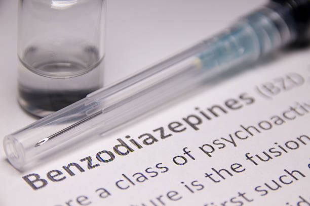 Benzodiazepine stock photo