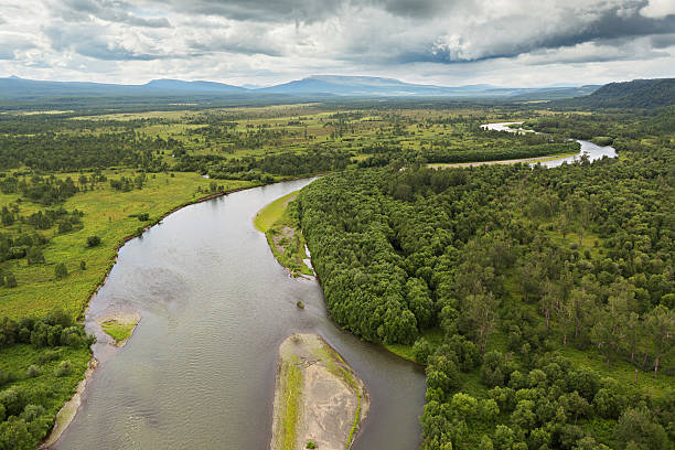 istock River Zhupanova. Kronotsky Nature Reserve on Kamchatka Peninsula. 613884876