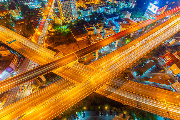 istock Bangkok Expressway and Highway top view 613885036