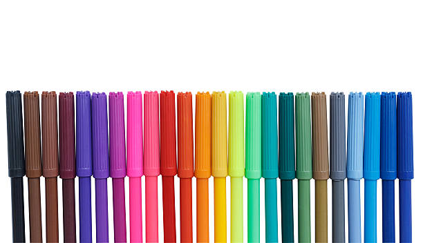 istock color marker pens isolated on white background 613885584