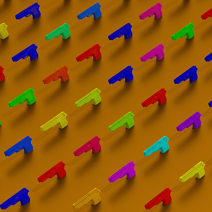 Grid Pattern Weapons Weapon Framework Lowpoly Illustration Pattern Stock Photo - Download ...