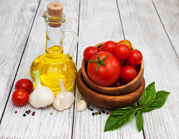 istock organic tomatoes olive oil and garlic 613890488