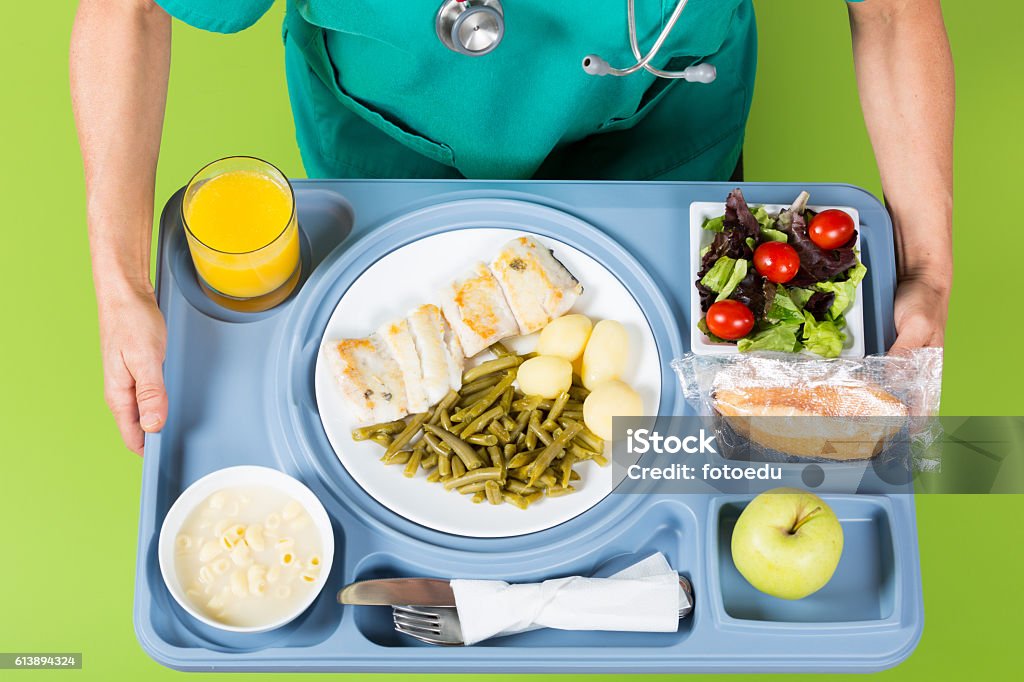 Essensschale eines Krankenhauses - Lizenzfrei Krankenhaus Stock-Foto