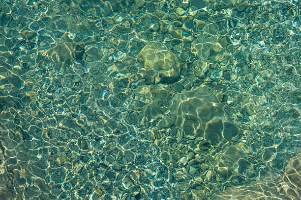 Underwater background stock photo