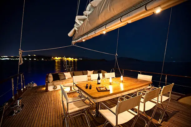 Photo of luxury yacht