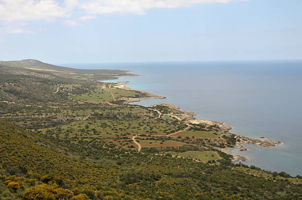 Cyprus landscape stock photo