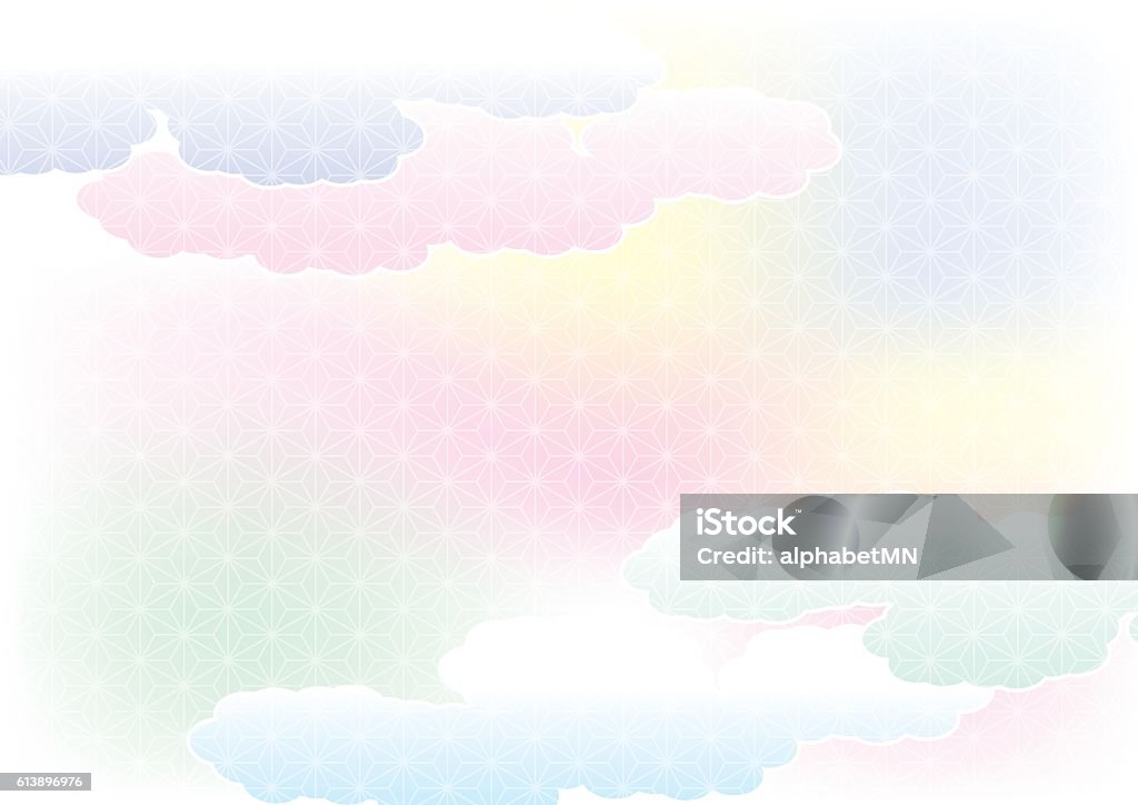 Haze Patterns Empty Spring Of Haze Pattern Of Japan Stock Illustration - Download ...