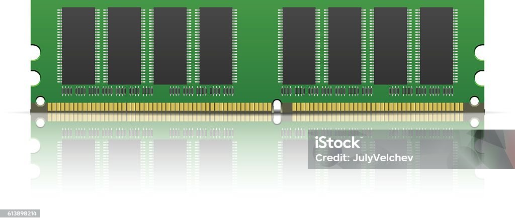 Simple Computer Memory Background Computer Memory Stock Illustration - Download Image Now - Accessibility ...