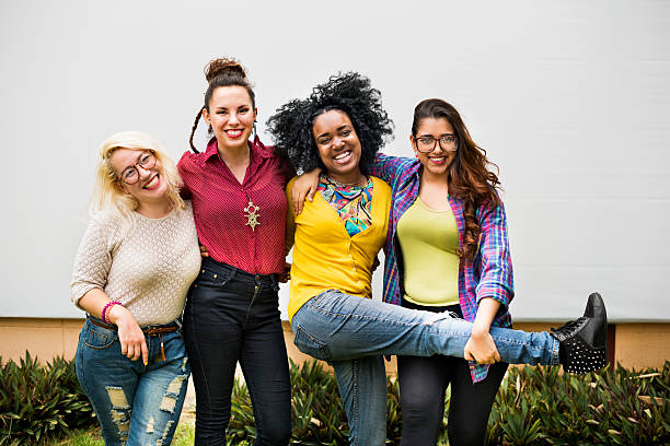 Group of Friends Happiness Enjoyment Concept