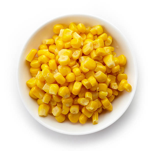 istock Bowl of sweet corn from above 613898766