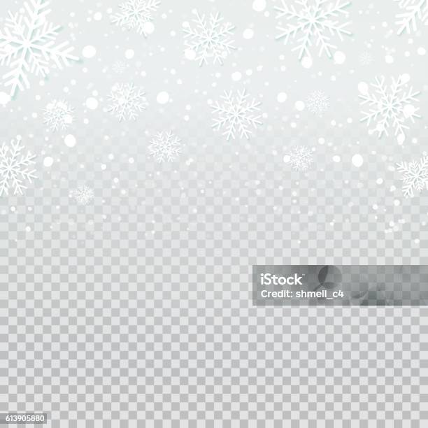 透明な背景に雪の背景を落ちる - 雪の結晶のベクターアート素材や画像を多数ご用意 - 雪の結晶, 落ちる, ベクター画像