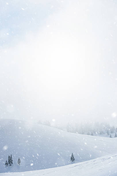 istock Snow blizzard in the mountains 613908374