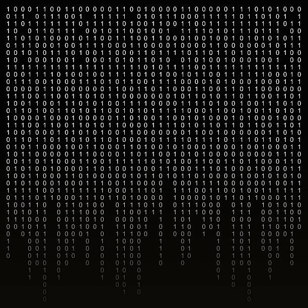 Binary Code Wallpaper Black And White