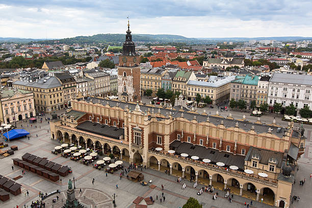 istock Main market square of Krakow, Poland 614013516