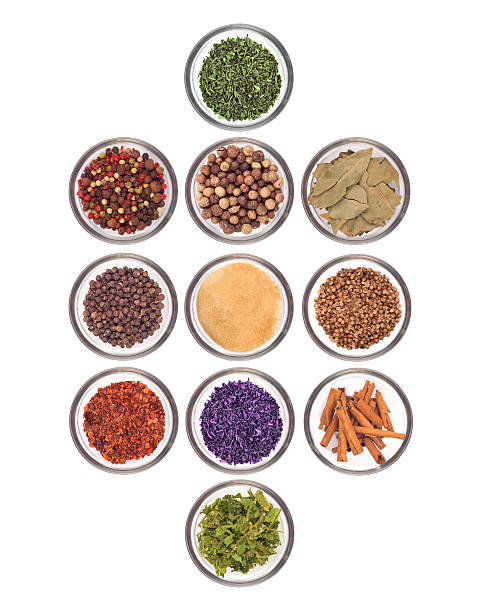 istock collection of spices on a white background 614018064