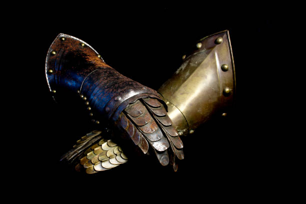 istock Suit of Armour Gauntlet Hand 614018506