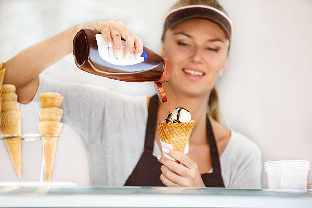 istock Preparing Tasty Ice-cream 614022304