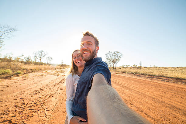 istock Selfie in the Australian outback 614023288