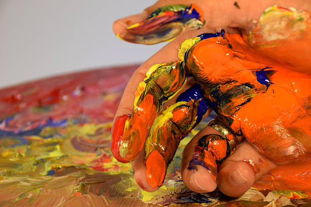 istock Colorful artist's palette 614025362