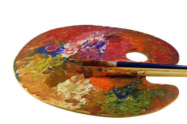 istock Colorful artist's palette 614025432