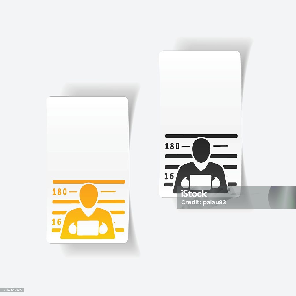 Suspect File Design Realistic Design Element Suspect Stock Illustration - Download Image ...