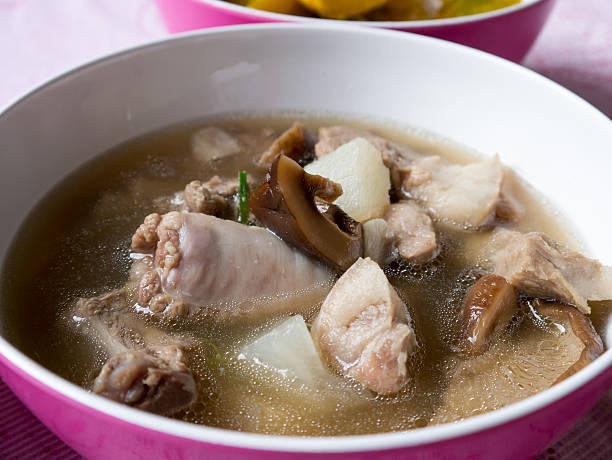 istock Winter Melon Soup with pork and Shiitake mushroom 614026274