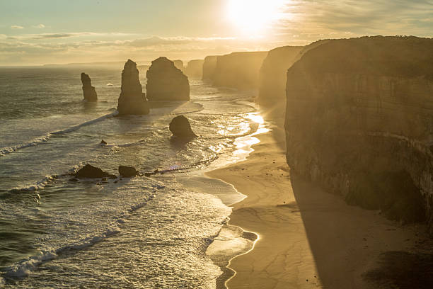istock The Twelve Apostles sea rocks at sunset 614029876