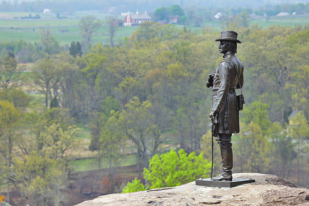 istock Little Round Top Memorial - Gettysburg 614030130