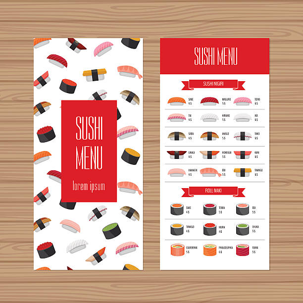 Sushi Example Grid Menu 90,300+ A Sushi Menu Stock Photos, Pictures & Royalty-Free Images - iStock