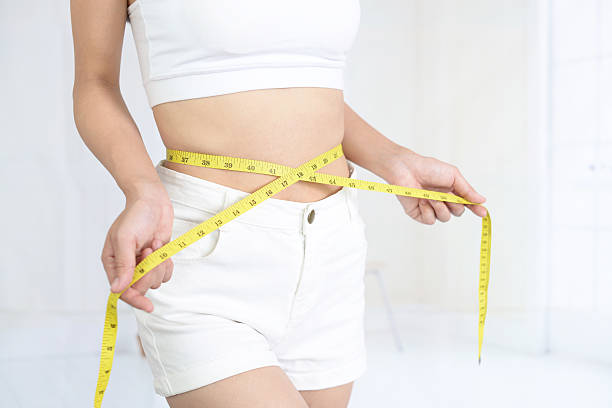 istock Successful woman on diet 614035482