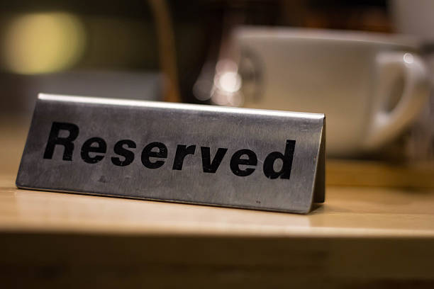 istock Reserved table in coffee shop at Nakhon Ratchasima,Thailand. 614037454