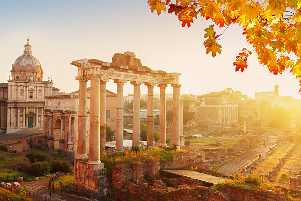 istock Forum - Roman ruins in Rome, Italy 614038322