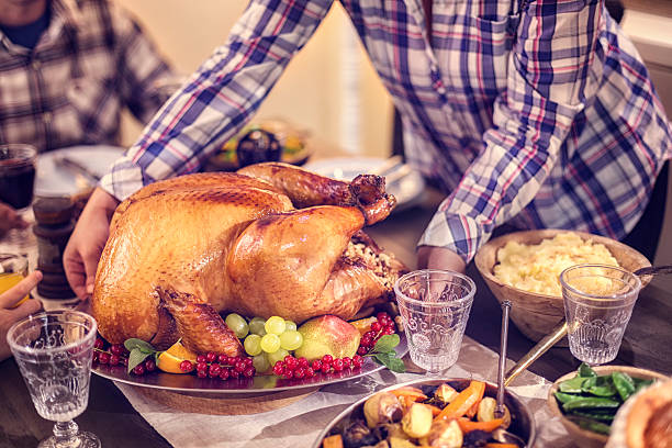 istock Traditional Holiday Stuffed Turkey Dinner 614042760