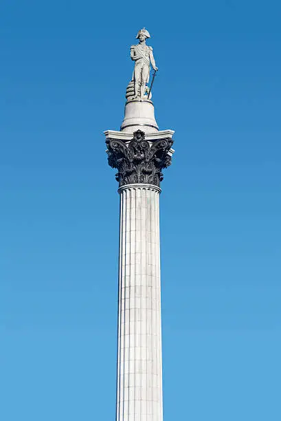 Nelson’s Column on blue sky