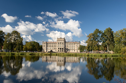 City Baden in Switzerland with its beautiful old town and the river Limmat captured during  spring season. Baden which is located in the Canton of Aargau has a poplation of arround 18'000 citizen.