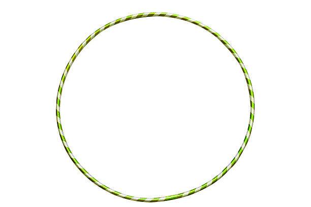 istock The hula Hoop light green with silver 614056866
