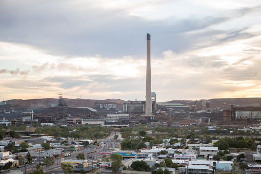 Mount Isa Copper smelter smoke stack.