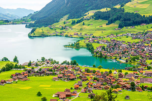 istock Landscape view in Switzerland 614106616