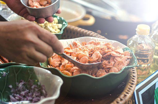 istock Thai Fried Noodle With Prawn Pad Thai Gung Sod 614107912
