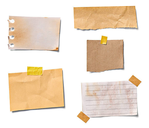 istock note paper piece label vintage grunge tape 614108176