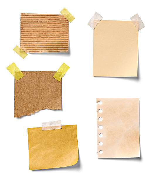 istock note paper piece label vintage grunge tape 614108748