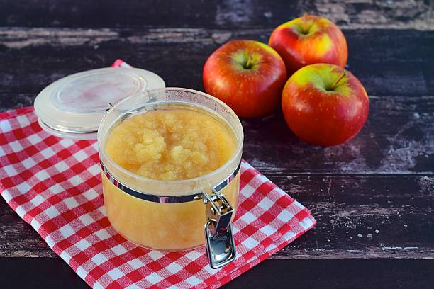 istock Homemade apple sauce 614109790