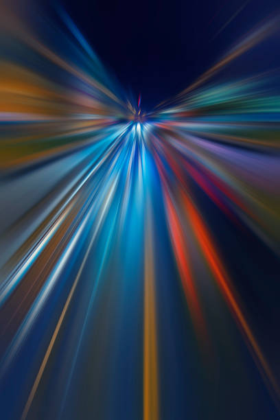 istock colorful light trace from night traffic in the city 614112372