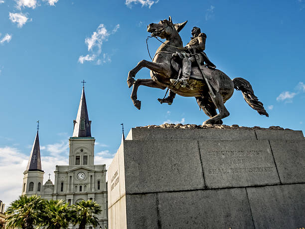 istock Jackson Square and St Louis Cathedral New Orleans LA 614112876