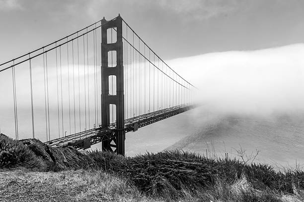 istock Golden Gate Bridge with fog 614113842